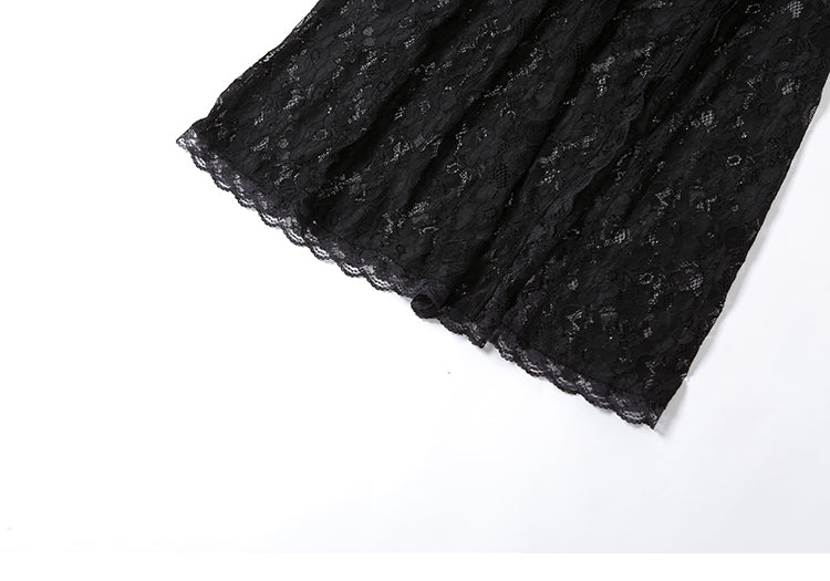 AUDREY LONG BLACK SEXY LACE