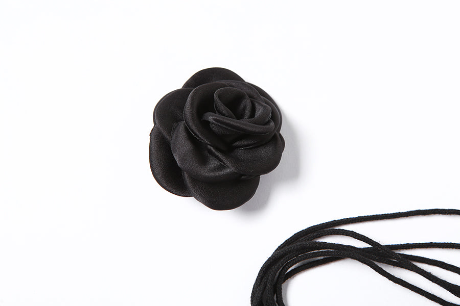 CELESTE HALTER NECK FLOWER ROSE TOP
