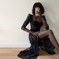 AUDREY LONG BLACK SEXY LACE