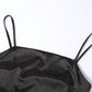 VIVIAN PETITE BLACK SILK DRESS