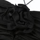 CELESTE HALTER NECK FLOWER ROSE TOP